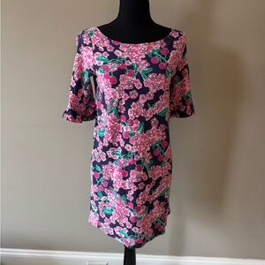 Lilly Pulitzer Pink and Green Floral Mini Dress